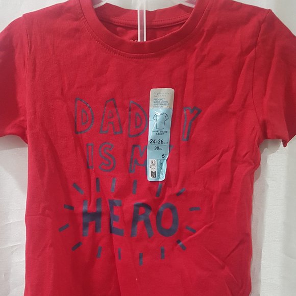 PRIMARK T-SHIRT DADDY LOGO SIZE 3YRS (24-36MOS) - Picture 2 of 4